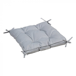 Подушка на стілець Lotus Optima із зав'язками, 40х40х5 см, сірий (2000022086196)