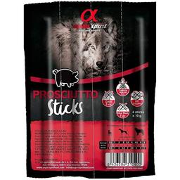 Напіввологі ласощі для собак Alpha Spirit Sticks Prosciutto, палички з прошуто, 4 шт., 40 г