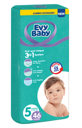 Подгузники Evy Baby 5 (11-25 кг), 46 шт.