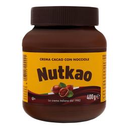 Паста ореховая Nutkao шоколадная с фундуком, 400 г (838012)