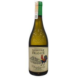 Вино Lumier de France Chardonnay, біле, сухе, 0,75 л
