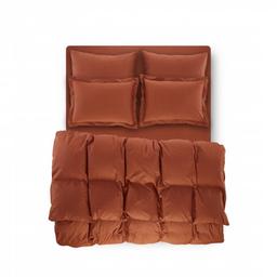 Комплект постельного белья Penelope Catherine brick red, хлопок, полуторный (200х100+35см), коричневый (svt-2000022292795)