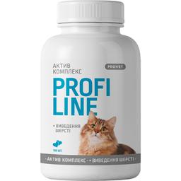 Вітаміни для котів ProVET Profiline Актив комплекс + виведення шерсті 180 таблеток