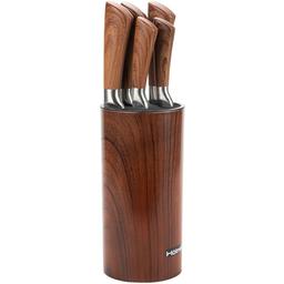 Набір ножів Holmer, 6 предметів, коричневий (KS-66125-PSSSW Present)
