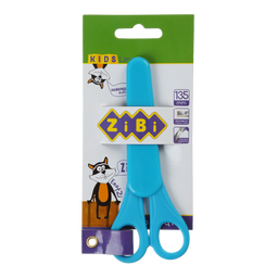 Ножиці з лінійкою ZiBi Kids line, в чохлі, синій (ZB.5004-02)