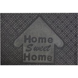 Килимок придверний Izzihome Parga Gri Home Sweet Home, 40х60 см, сірий (103PRGRHE1903)