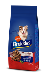 Сухой корм для собак всех пород Brekkies Dog Beef, с говядиной, 20 кг