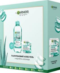 Подарунковий набір Garnier Skin Naturals: Гіалуроновий Алое-гель, 50 мл + Міцелярна алоє-вода, 400 мл