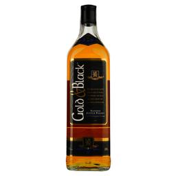 Виски Gold&Black Blended Scotch Whisky 40%, 1 л