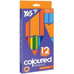 Олівці кольорові Yes Erudite, 12 кольорів (290642)