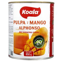 Пюре Koala Манго Альфонсо, без сахара, 850 г (769385)