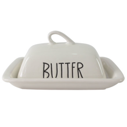 Масленка Limited Edition Butter, с крышкой, 19,2 см, бежевый (JH4879-1)