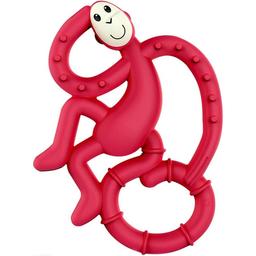 Игрушка-прорезыватель Matchstick Monkey Маленькая танцующая Обезьянка, 10 см, красная (MM-МMT-004)