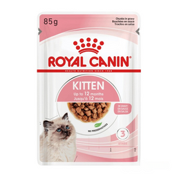 Вологий корм для кошенят Royal Canin Kitten Instinctive, шматочки в соусі, 85 г
