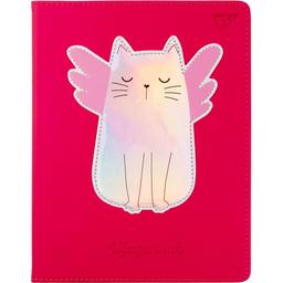 Щоденник шкільний Yes PU твердий Cat. Angelcat, тиснення, голографічна аплікація з друком (911401)