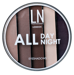 Тени для век LN Professional All Day All Night Eyeshadows, тон 01, 8,2 г