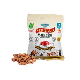 Натуральні ласощі для собак Sserrano Snack, лівер, 100 г