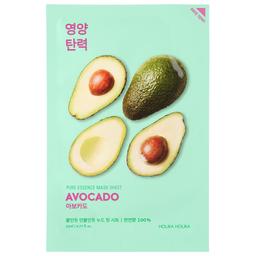 Тканинна маска Holika Holika Pure Essence Mask Sheet Avocado Авокадо, 23 мл