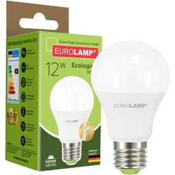 Світлодіодна лампа Eurolamp LED Ecological Series, А60, 12W, E27, 3000K (LED-A60-12273(P))