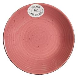 Тарелка суповая Cesiro Spiral, 21 см, розовый (A2345S/G139)