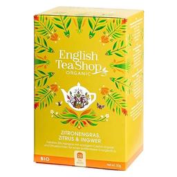 Чай травяной English Tea Shop лемонграсс-имбирь-цитрус, органический, 30 г (572221)