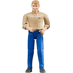 Игровая фигурка Bruder bworld Человек в голубых джинсах, 11 см