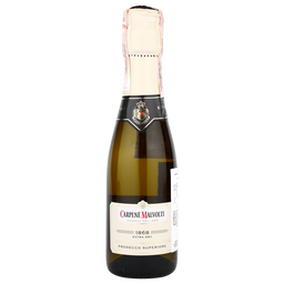 Ігристе вино Carpene Malvolti Prosecco Superior Coneglano Valdobbiadene Extra Dry DOCG, біле, екстра драй, 0,2 л