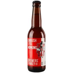 Пиво First Dnipro Brewery Hopkins, напівтемне, нефільтроване, 5,5%, 0,33 л
