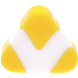 Резинка канцелярская Offtop, желтый (853509)