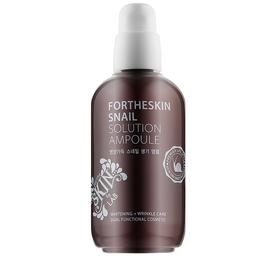 Сыворотка для лица Fortheskin Snail Solution Ampoule с муцином улитки, 100 мл