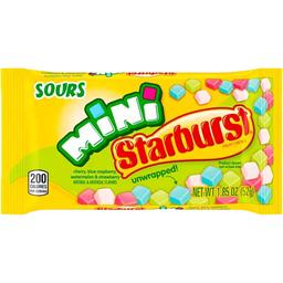 Цукерки жувальні Starburst Minis кислі фруктові 52 г