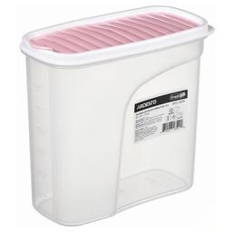 Контейнер Ardesto Fresh для сыпучих продуктов, 1,8 л, розовый (AR1218PP)