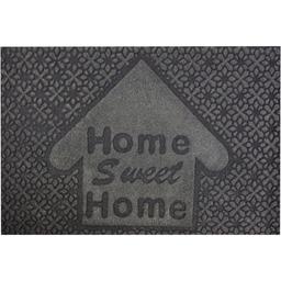 Килимок придверний Izzihome Parga Gri Home Sweet Home, 40х60 см, сірий (103PRGRHE1903)