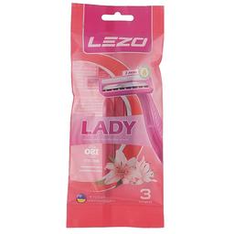 Одноразовий станок для гоління Lezo Lady, жіночий, 3 шт.
