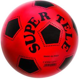 Футбольний м'яч Mondo Super Tele, 23 см, червоний (04204)