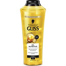 Шампунь Gliss Oil Nutritive для сухих и поврежденных волос 400 мл