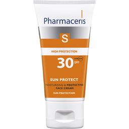 Зволожуючий сонцезахисний крем для обличчя Pharmaceris S Sun Protect SPF30, 50 мл