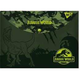 Папка-конверт Yes Jurassic World, A4, с кнопкой (491739)