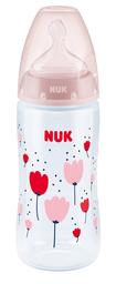 Бутылочка для кормления NUK First Choice Plus Тюльпан, c силиконовой соской, р.1, 300 мл (3952362)