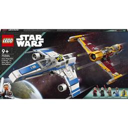 Конструктор LEGO Star Wars Истребитель Новой Республики E-Wing против Звездного истребителя Шин Хати, 1056 деталей (75364)