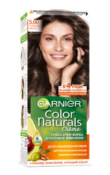 Фарба для волосся Garnier Color Naturals, тон 5.00 (Глибокий шатен), 110 мл (C5755500)