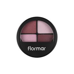 Палетка тіней для повік Flormar Quartet Eye Shadow, відтінок 402 (Pink Flamingos), 12 г (8000019545074)