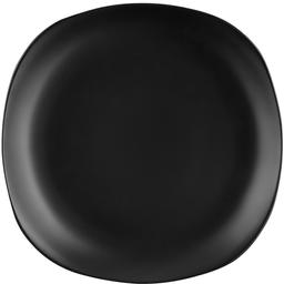Тарілка обідня Ardesto Molize, квадратна, 27х27 см, чорна (AR2927MB)