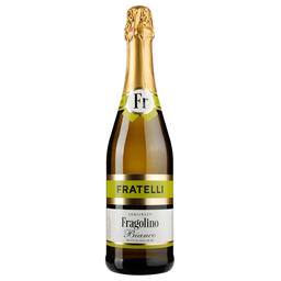 Напій винний ігристий Fratelli Fragolino Bianco, біле, напівсолодке, 6,9%, 0,75 л (833432)