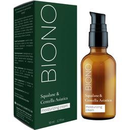 Зволожуючий крем для обличчя Biono зі скваланом та центелою, 50 мл (BN_MC_SCA_50)