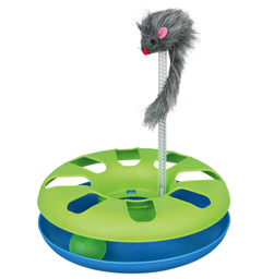 Іграшка для котів Trixie Crazy Circle Трек ігровий з мишкою, 24x29 см (4135)