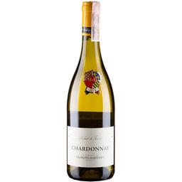Вино Francois Martenot Chardonnay, біле, сухе, 12,5%, 0,75 л