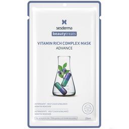 Маска для сяяння шкіри обличчя Sesderma Beauty Treats Vitamin Rich Complex Mask Advance 25 мл