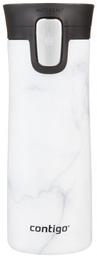 Термостакан Contigo, 420 мл, белый дымчатый мраморный (2104543)