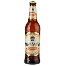 Пиво Krombacher Weizen світле, 5.3%, 0.33 л